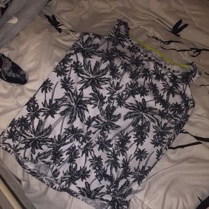 Palm tree tank top